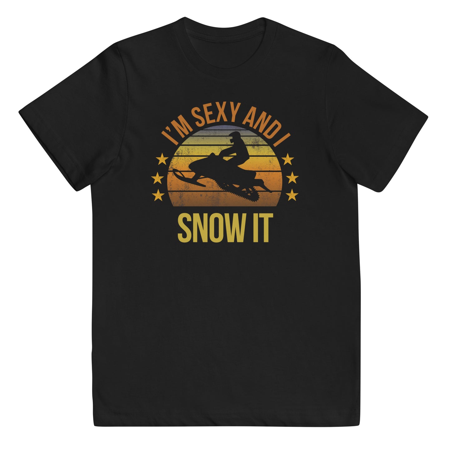Funny Snow Mobile Fan Snowmobile Quote Joke Sarcastic Phrase Youth Jersey T-Shirt