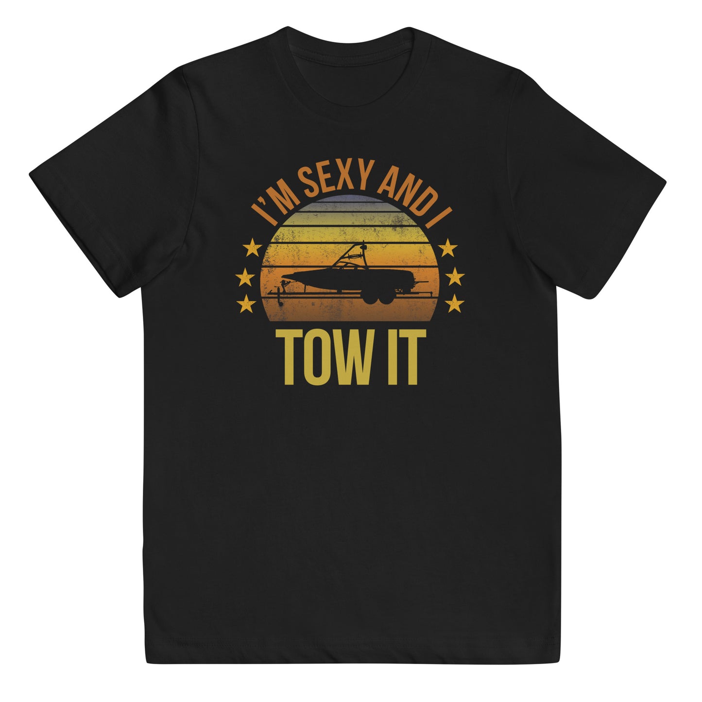 Funny Boater Boating Fan Lover Quote Joke Sarcastic Phrase Youth Jersey T-Shirt