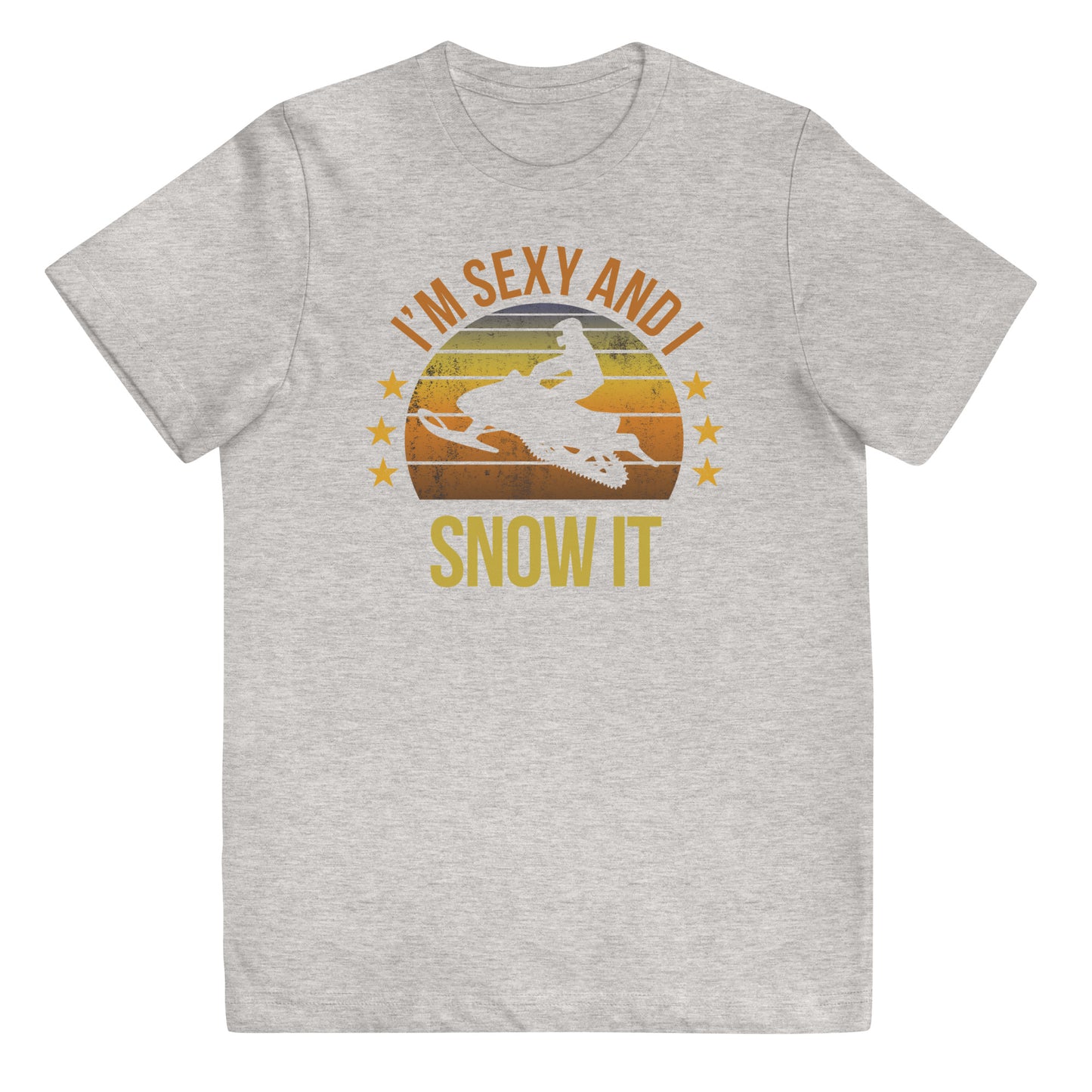 Funny Snow Mobile Fan Snowmobile Quote Joke Sarcastic Phrase Youth Jersey T-Shirt