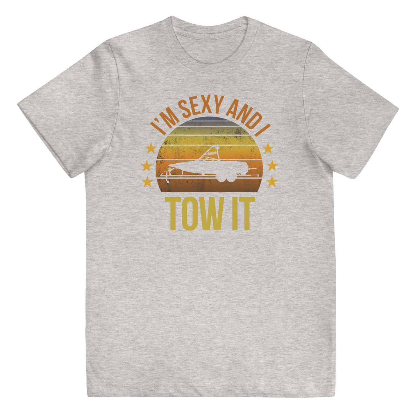 Funny Boater Boating Fan Lover Quote Joke Sarcastic Phrase Youth Jersey T-Shirt