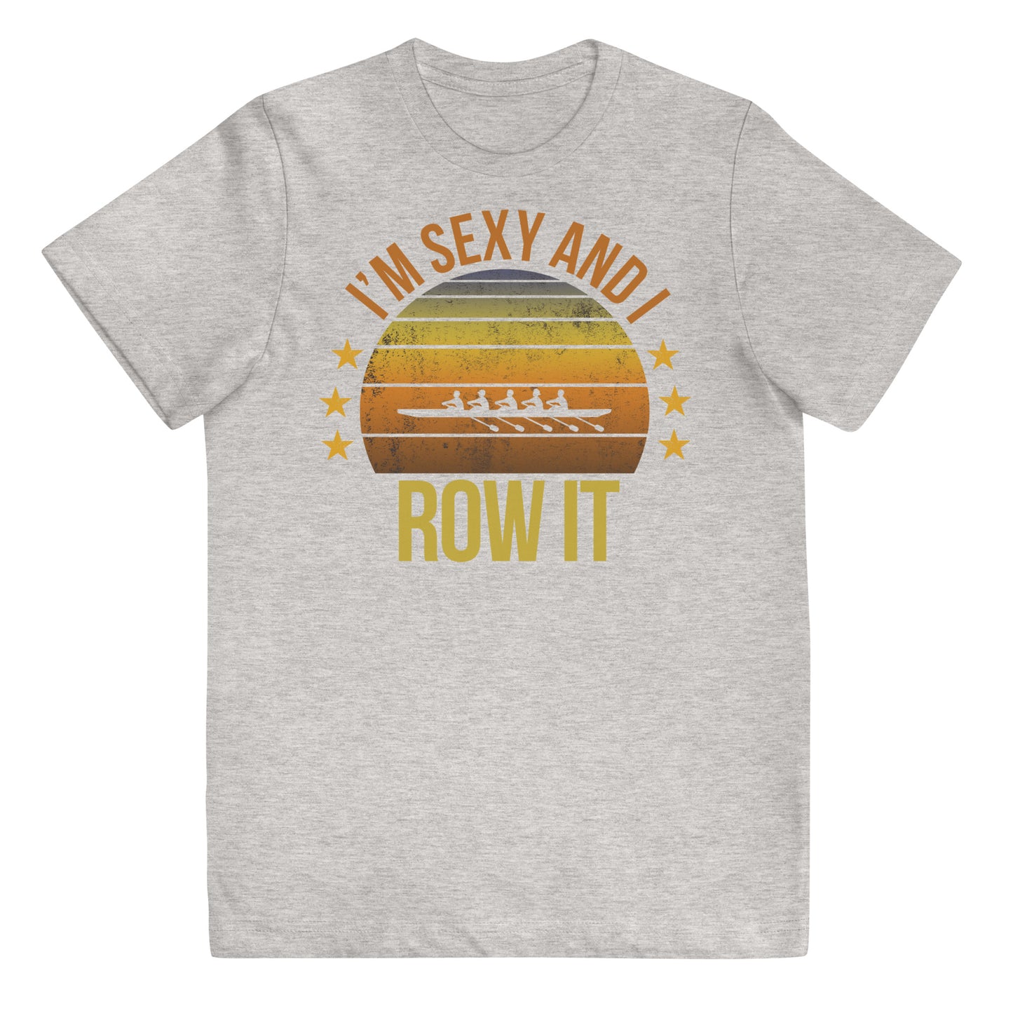 Funny Rowing Fan Row Athlete Team Quote Joke Sarcastic Youth Jersey T-Shirt