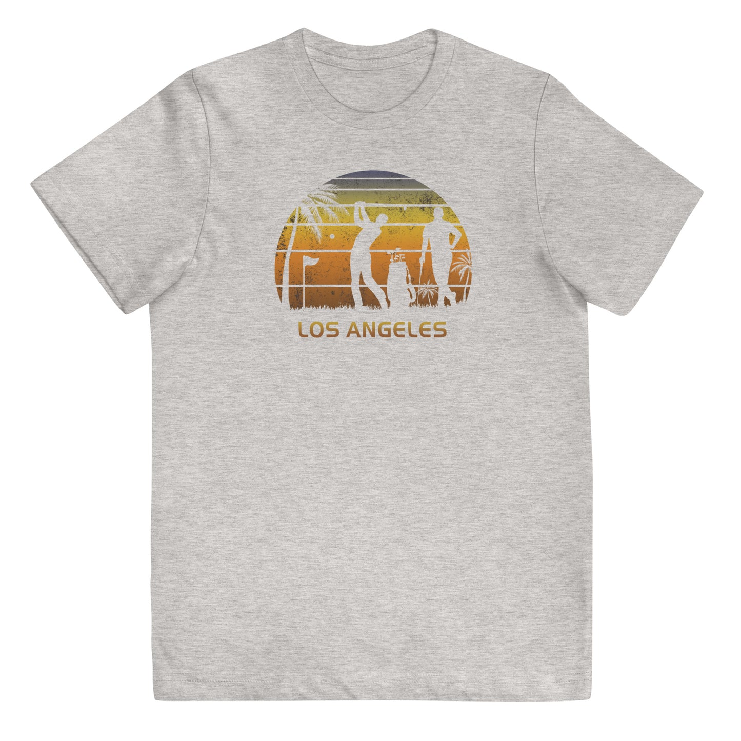 Retro Los Angeles California Golf Golfing Fan Golfer Gift Youth Jersey T-Shirt