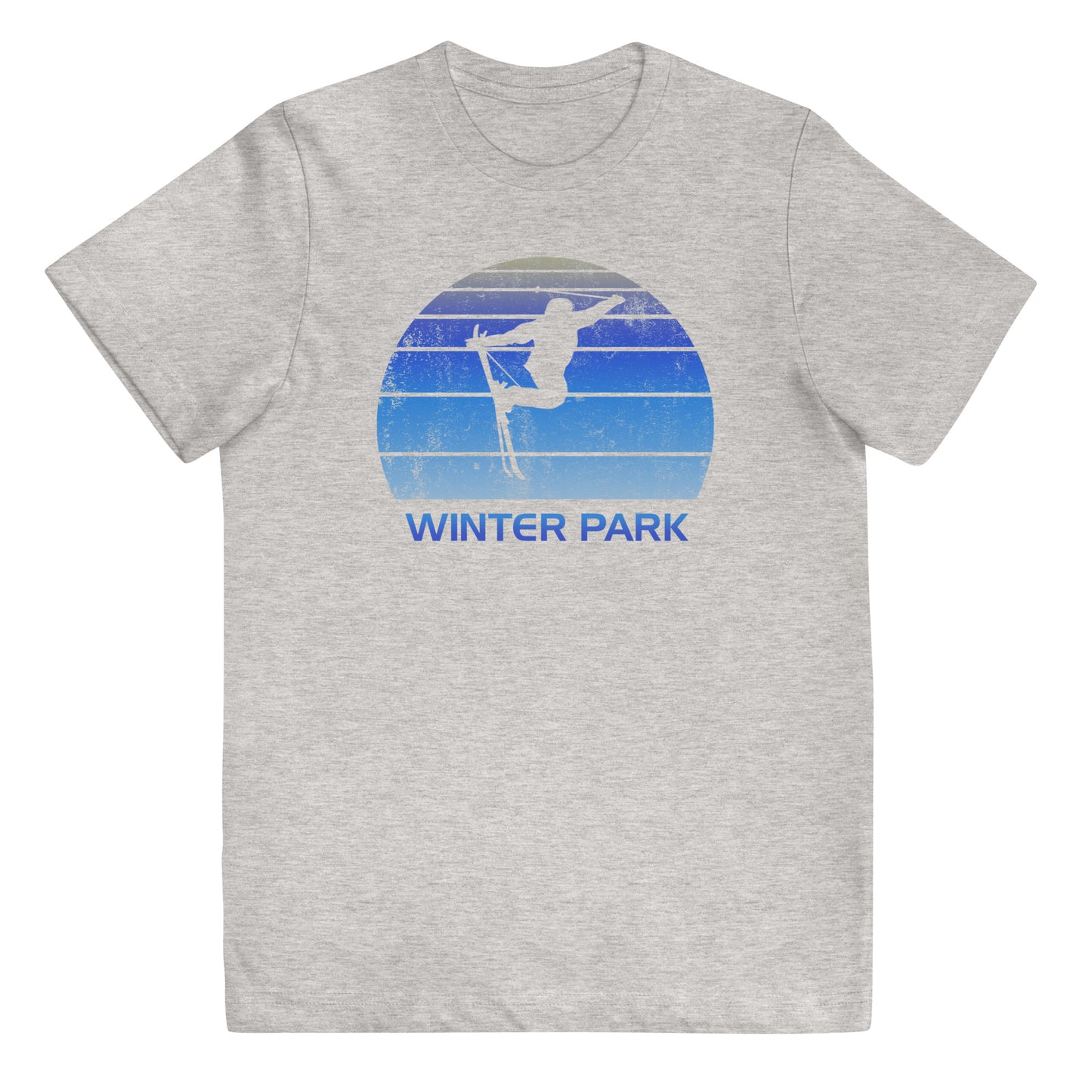 Retro Winter Park Colorado Ski Fan Skier Skiing Vintage Cool Youth Jersey T-Shirt