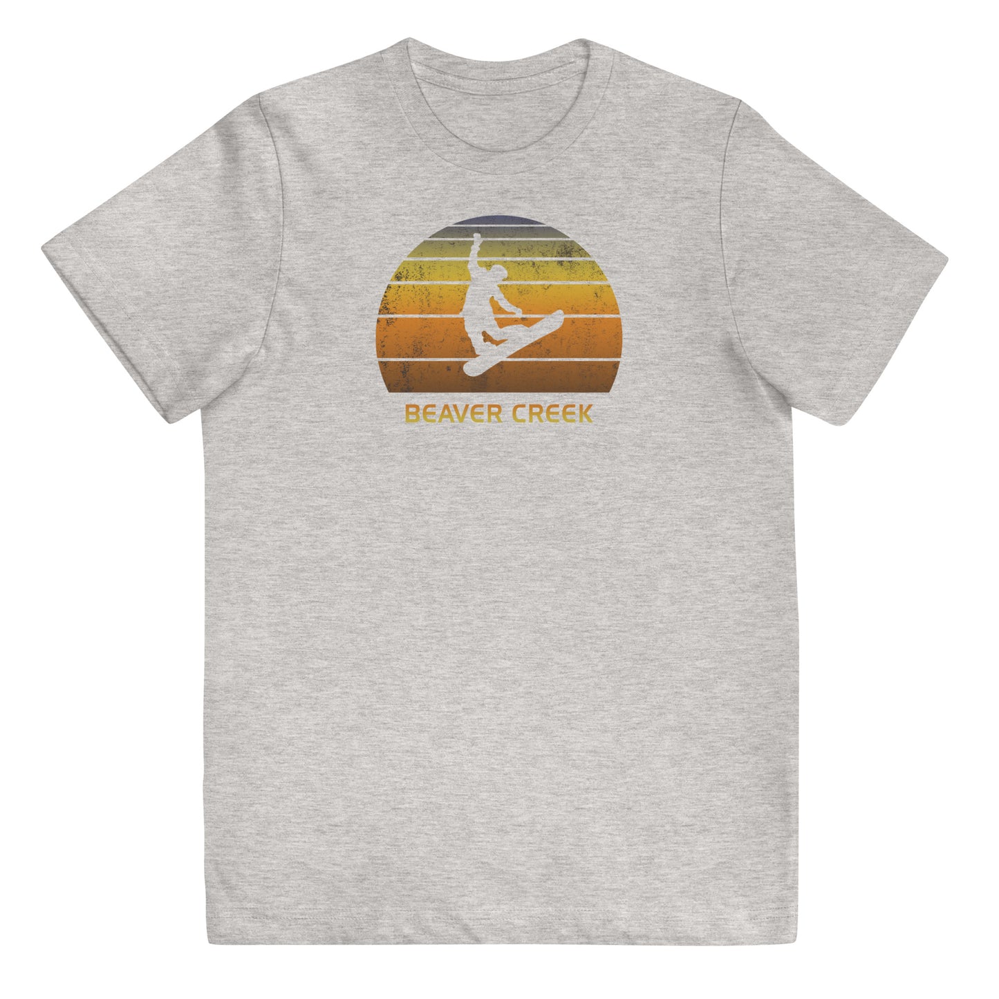 Retro Beaver Creek Colorado Snowboarding Fan Snowboarder Gift Youth Jersey T-Shirt