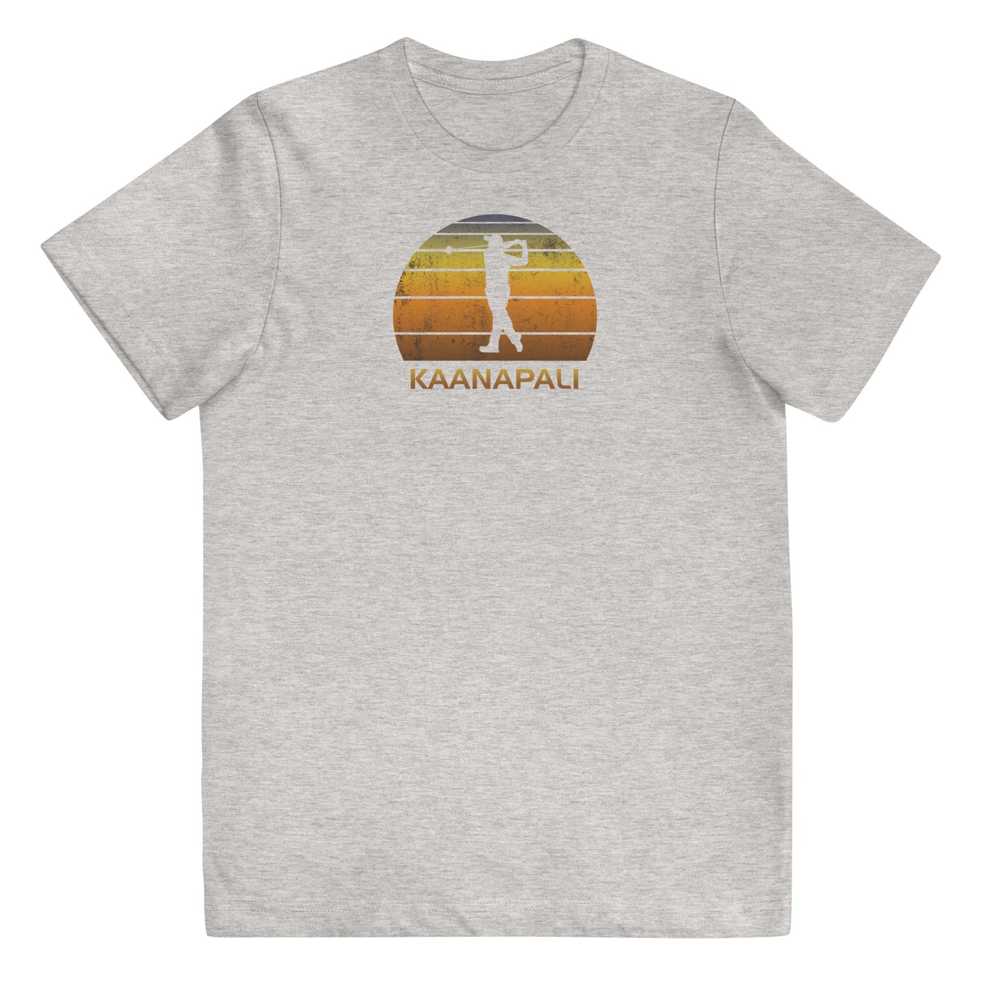 Cool Kaanapali Maui Hawaii Youth Jersey T-Shirt Golf Vintage Sunset Golfer Retro Golfing