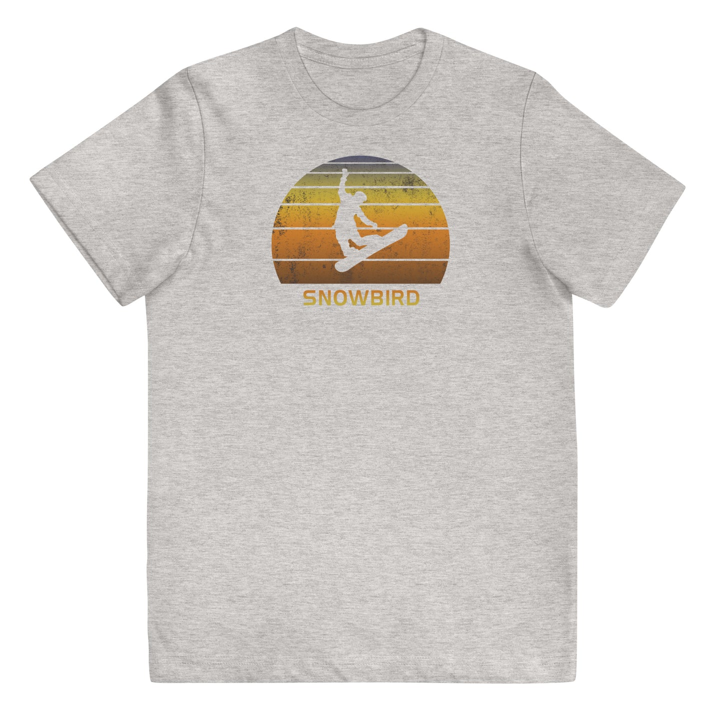Retro Snowbird Utah Snowboarding Fan Snowboarder Gift Youth Jersey T-Shirt