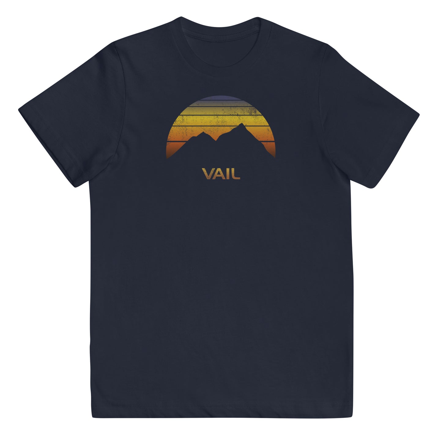 Retro Vail Colorado Youth Jersey T-Shirt Ski Snowboard Skier Fan Gift Retro