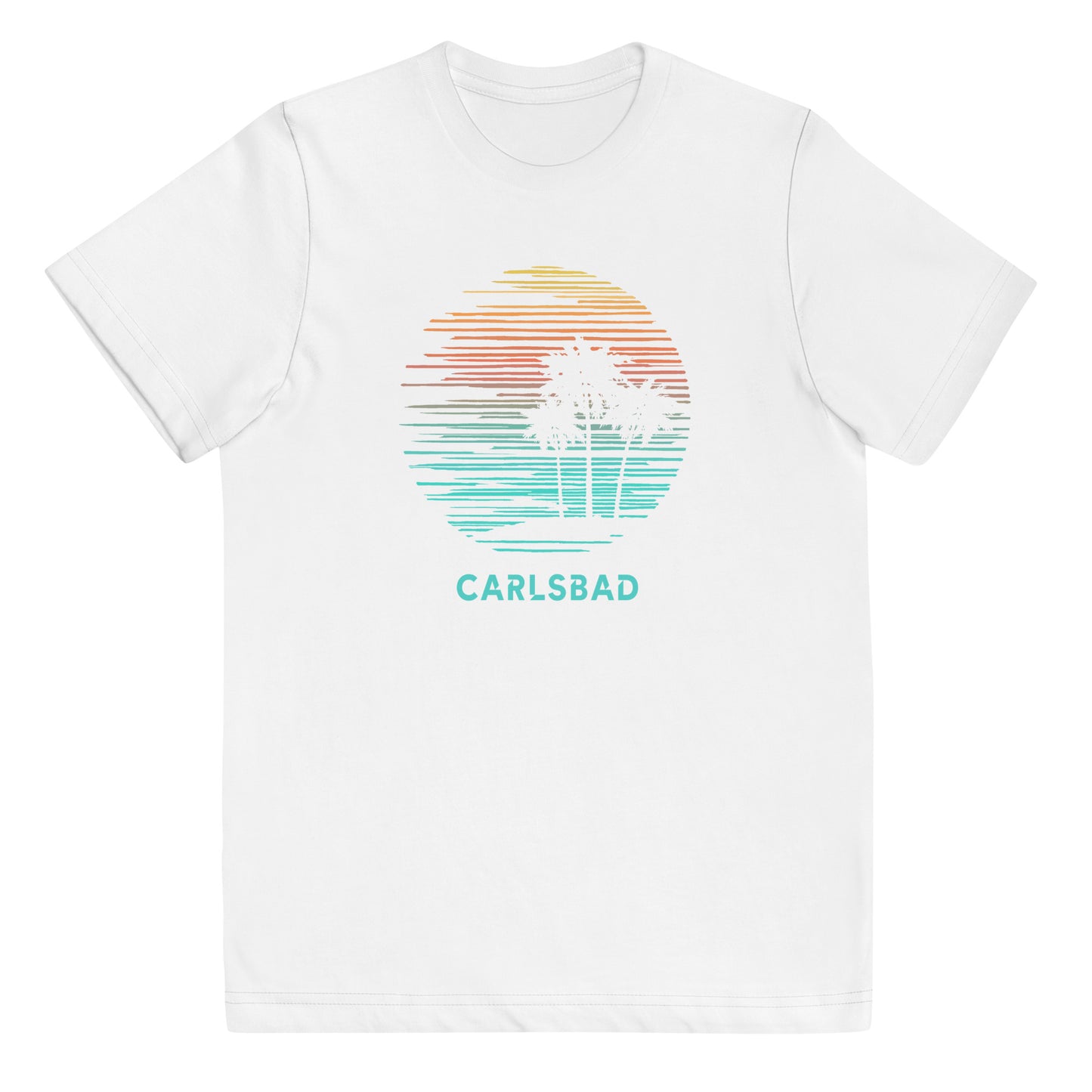 Carlsbad California Cool Souvenir Vacation Artistic Youth Jersey T-Shirt