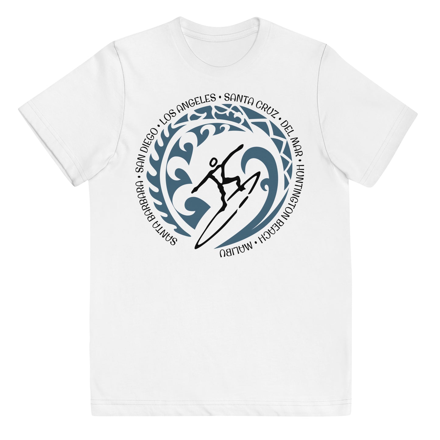 California Socal Youth Jersey T-Shirt Vintage Surfing Fan Lover