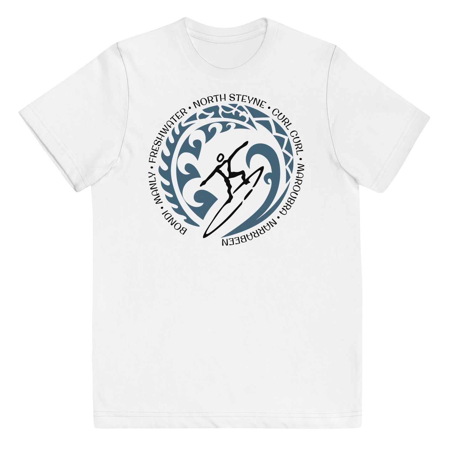 Sydney Australia Australian Youth Jersey T-Shirt Vintage Surfing Fan Lover