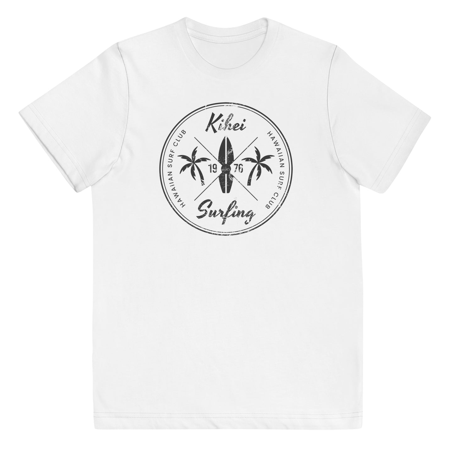 Vintage Kihei Maui Hawaii Surfing Fan Surf Lover Hawaiian Surfer Youth Jersey T-Shirt