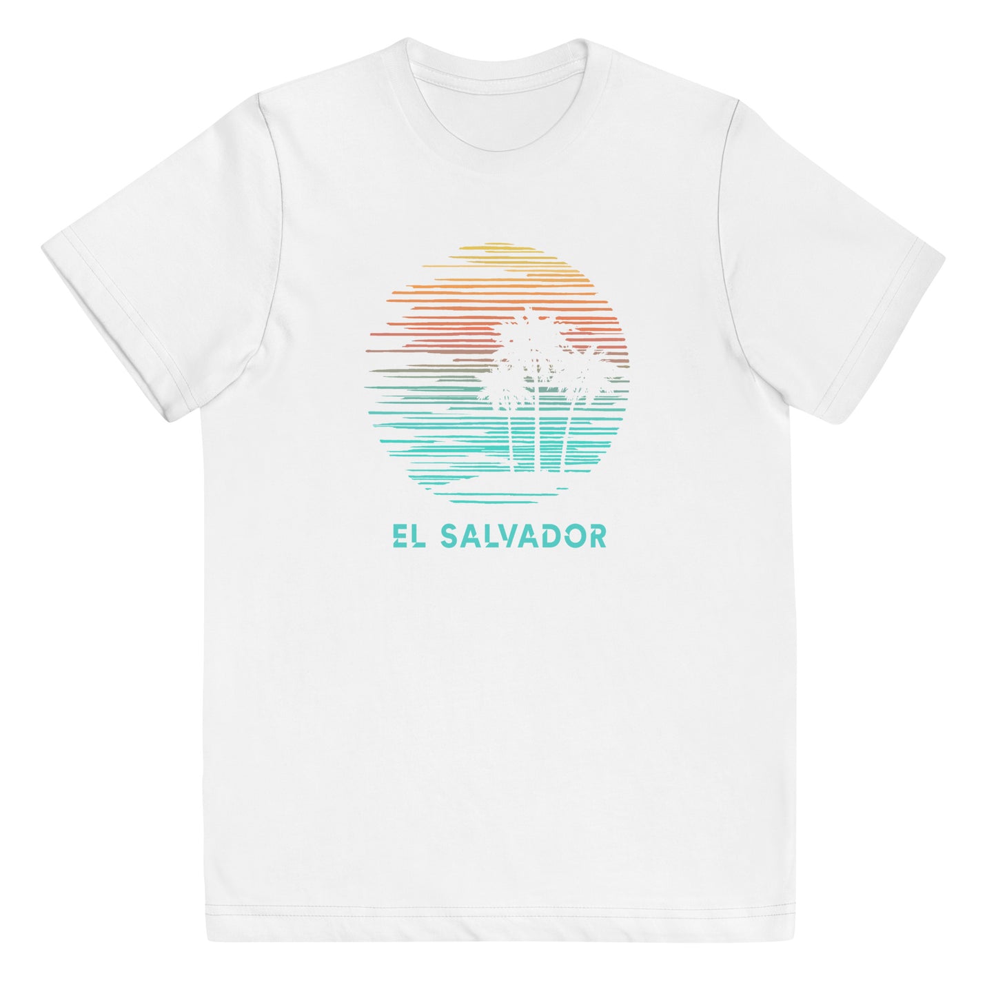 El Salvador Cool Souvenir Vacation Artistic Youth Jersey T-Shirt
