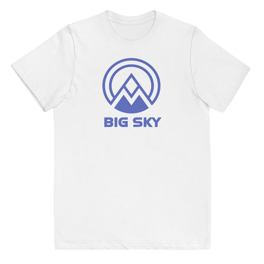 Big Sky Montana Ski Resort Vacation Souvenir Youth Jersey T-Shirt
