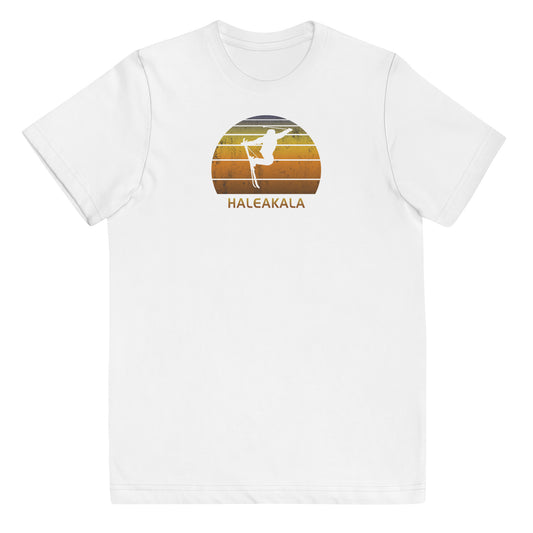 Vintage Ski Haleakala Maui Hawaii Hawaiian Youth Jersey T-Shirt