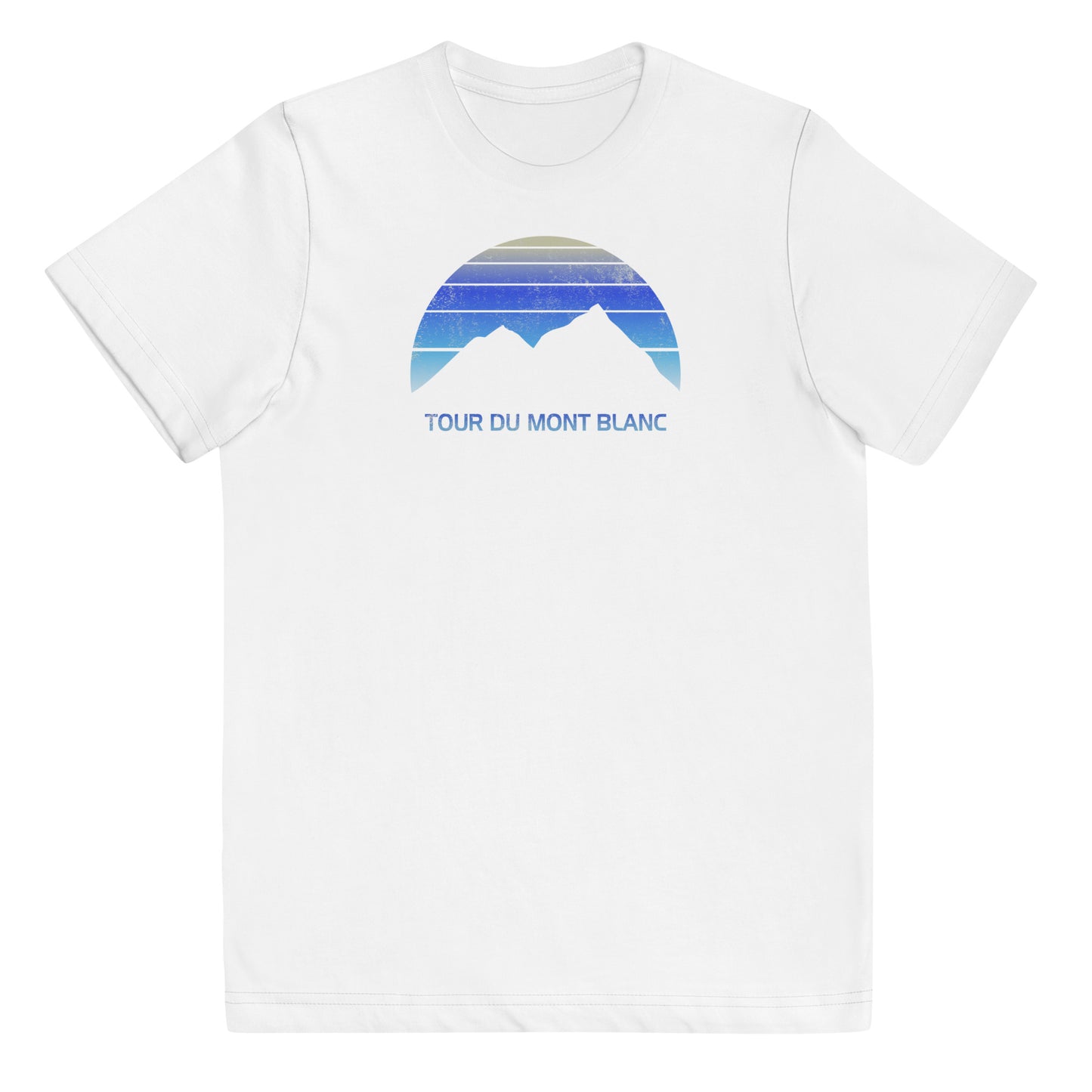 Tour du Mont Blanc Mountain Ski Hiking Fan Youth Jersey T-Shirt