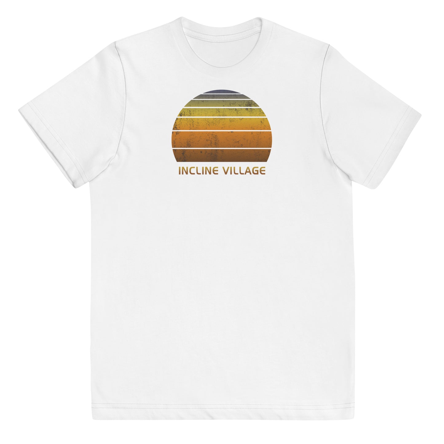 Retro Incline Village Lake Tahoe Vintage Sunset Vacation Souvenir Youth Jersey T-Shirt