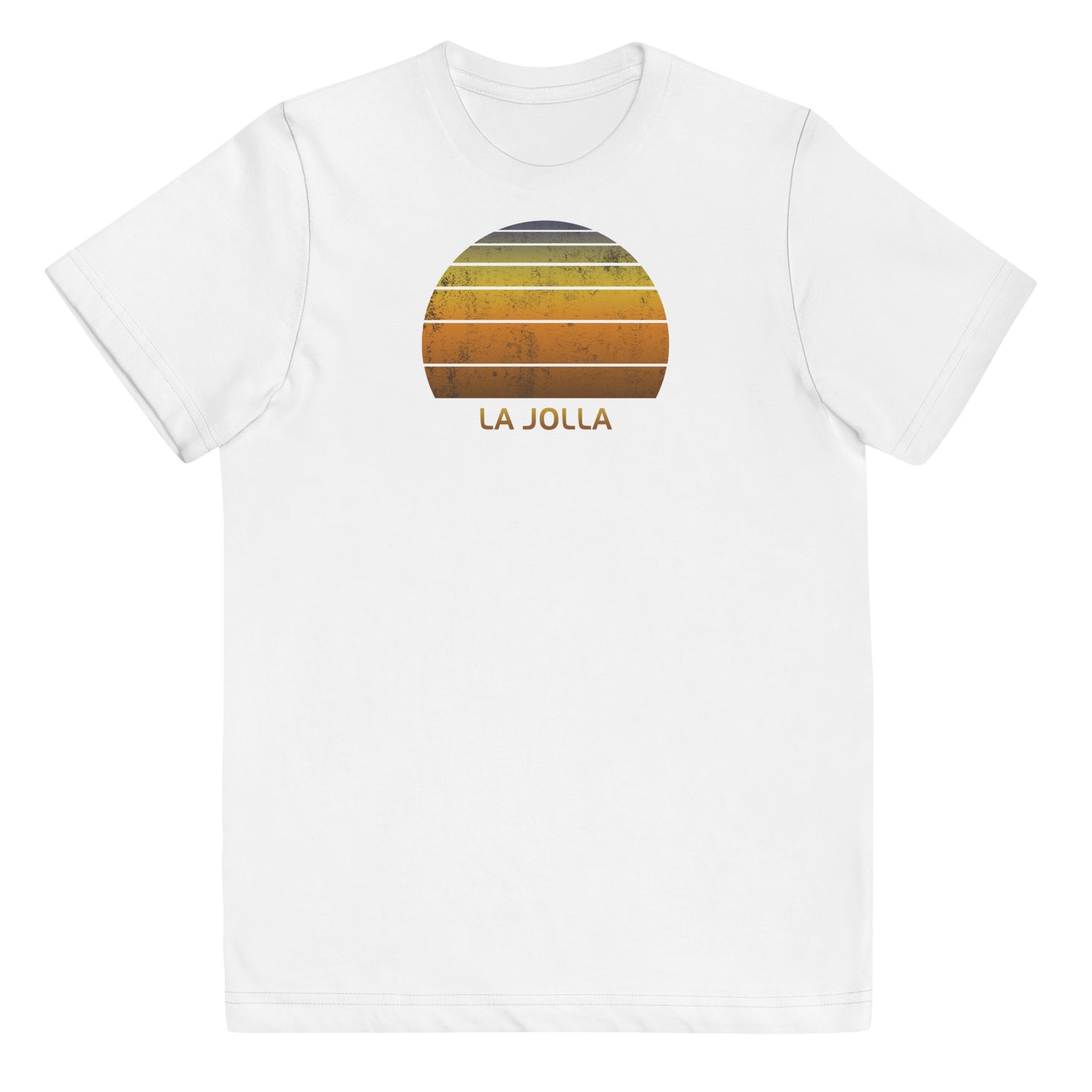 Retro La Jolla California Youth Jersey T-Shirt Vintage Sunset Vacation Souvenir