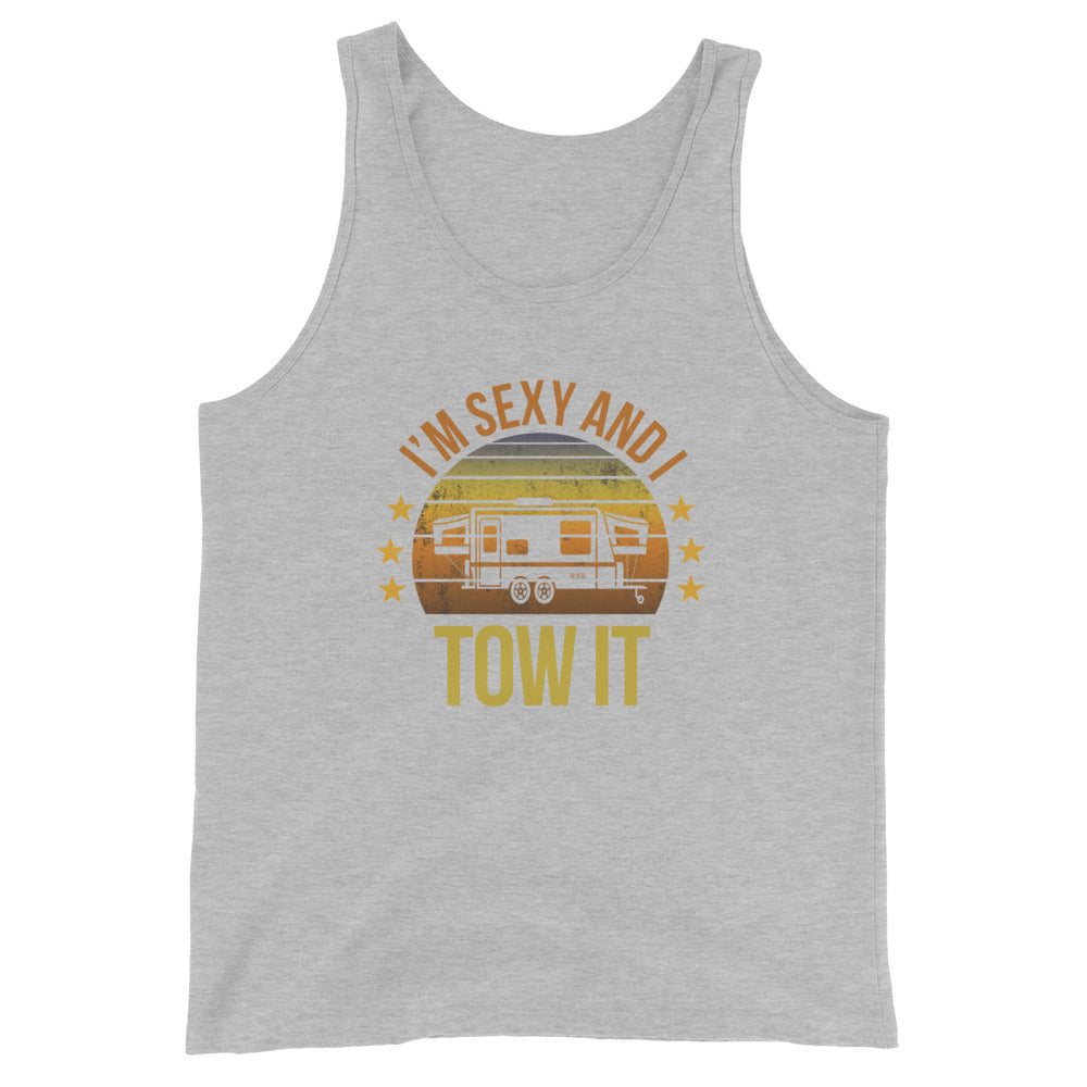 Funny Camper Camping Fan Quote Joke Sarcastic Phrase Unisex Tank Top