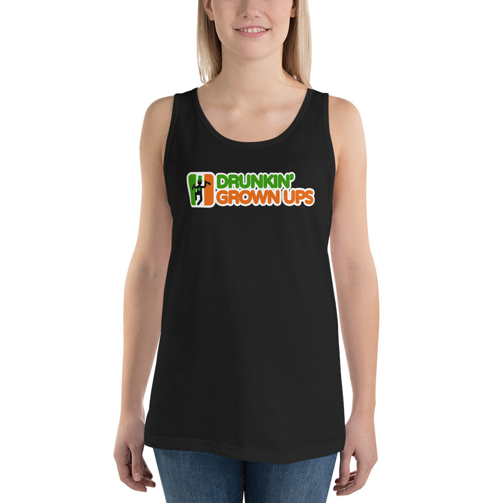 Funny St. Patrick's Day Party Parody Drinking Quote Joke Unisex Tank Top