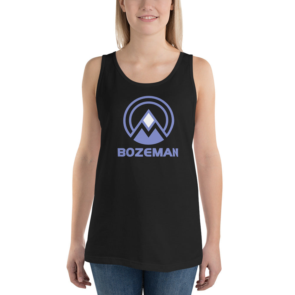 Bozeman Montana Skiing Snowboarding Fan Unisex Tank Top