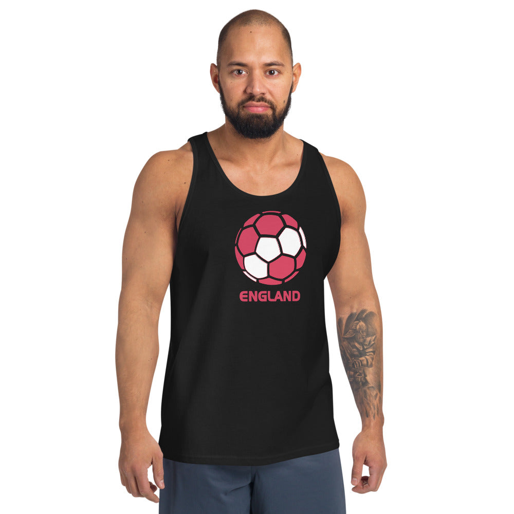 England National Soccer Team Football Country Flag Pride Unisex Tank Top