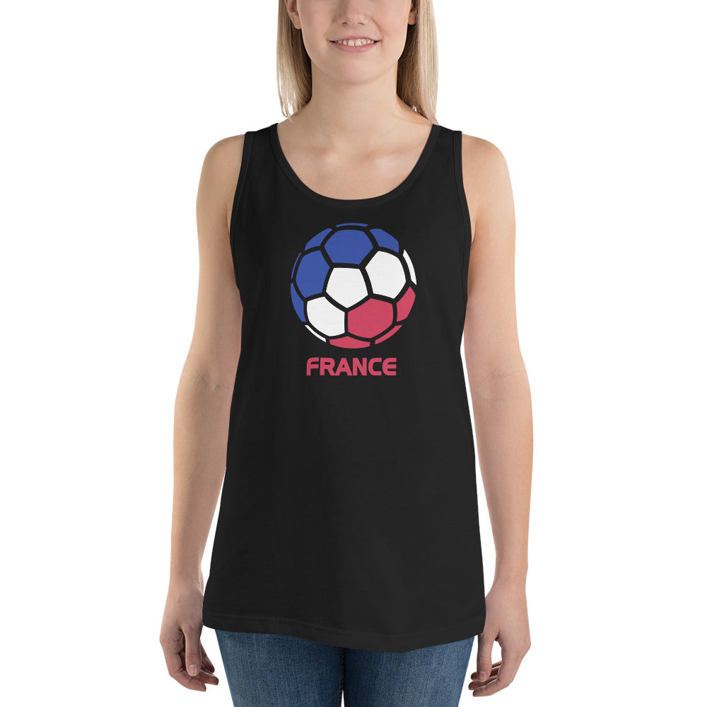 France National Soccer Team Football Country Flag Pride Unisex Tank Top