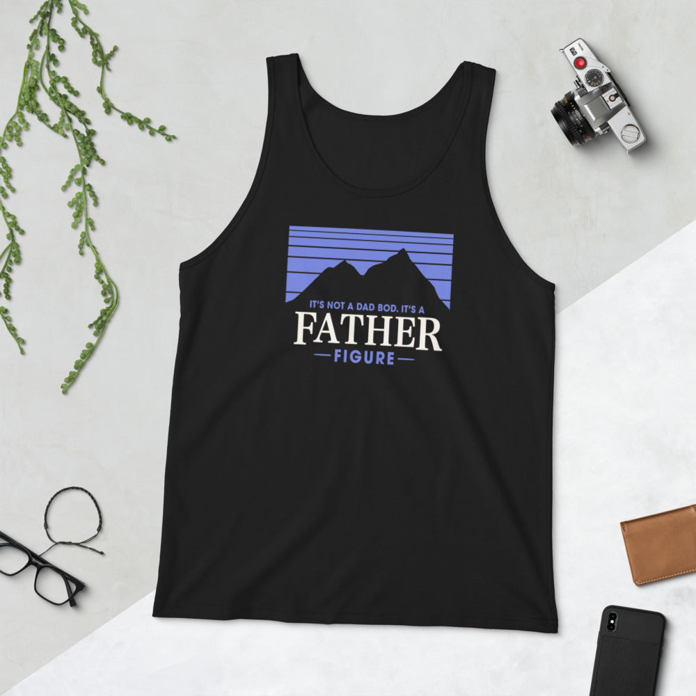 Funny Dad Bod Slogan Joke Quote Fathers Day Unisex Tank Top