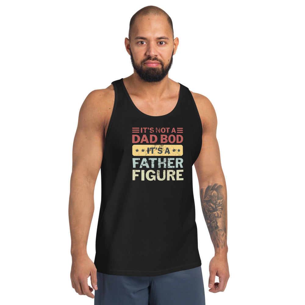 Funny Father's Day Dad Bod Joke Slogan Unisex Tank Top
