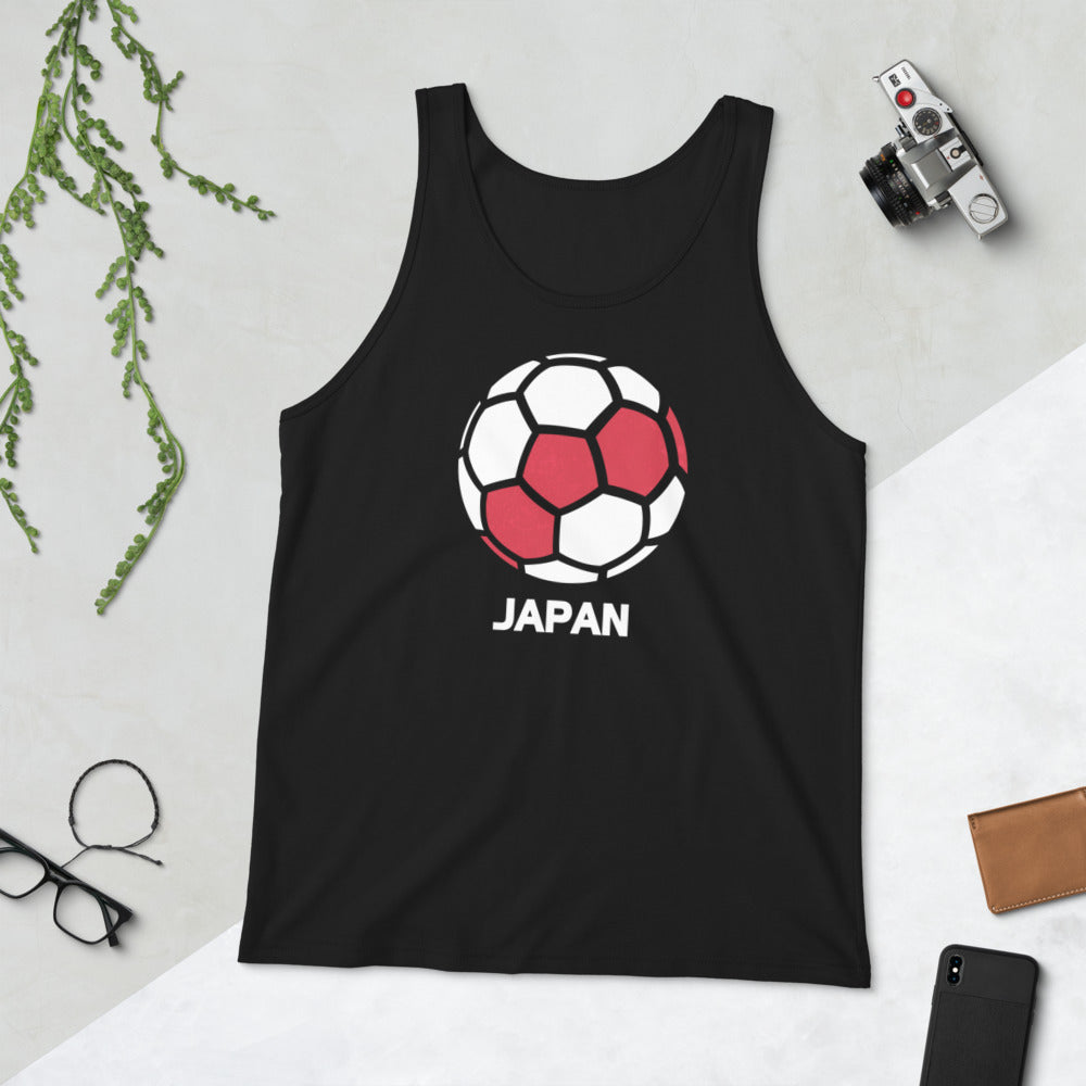 Japan National Soccer Team Football Country Flag Pride Unisex Tank Top