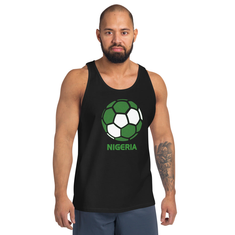Nigeria National Soccer Team Football Country Flag Pride Unisex Tank Top
