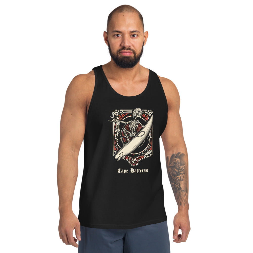 Cool Cape Hatteras North Carolina Surfing Fan Surfer Unisex Tank Top