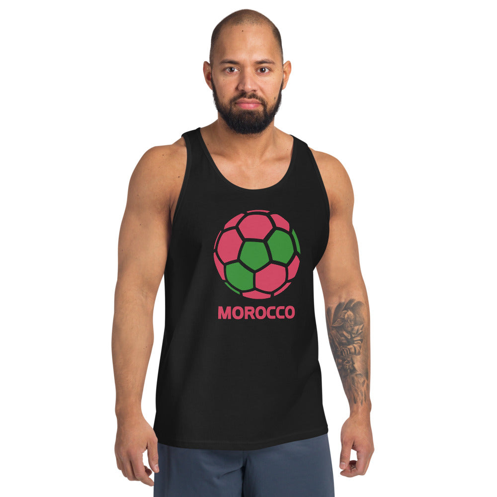 Morocco National Soccer Team Football Country Flag Pride Unisex Tank Top