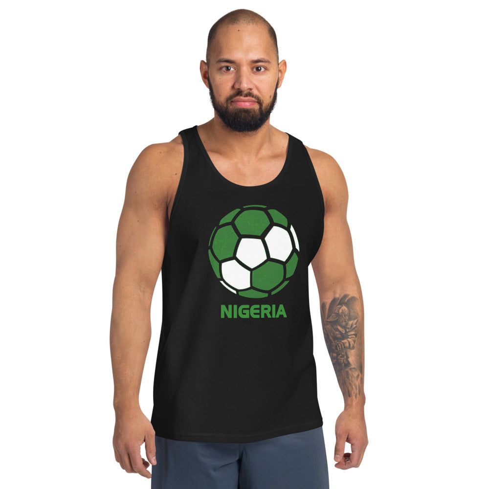 Nigeria National Soccer Team Football Country Flag Pride Unisex Tank Top