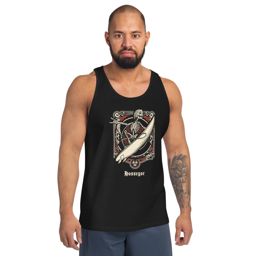 Cool Hossegor France Surfing Fan Surfer Unisex Tank Top