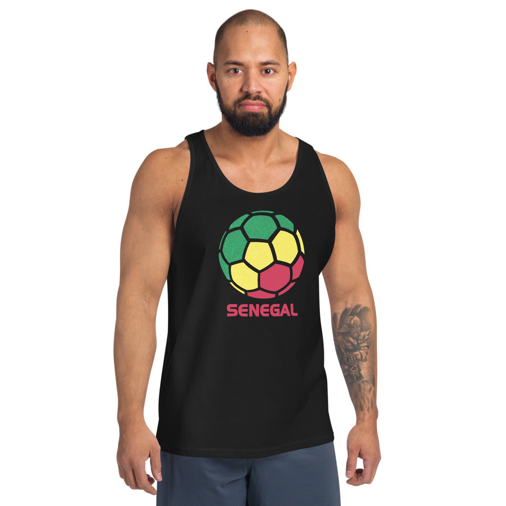 Senegal National Soccer Team Football Country Flag Pride Unisex Tank Top