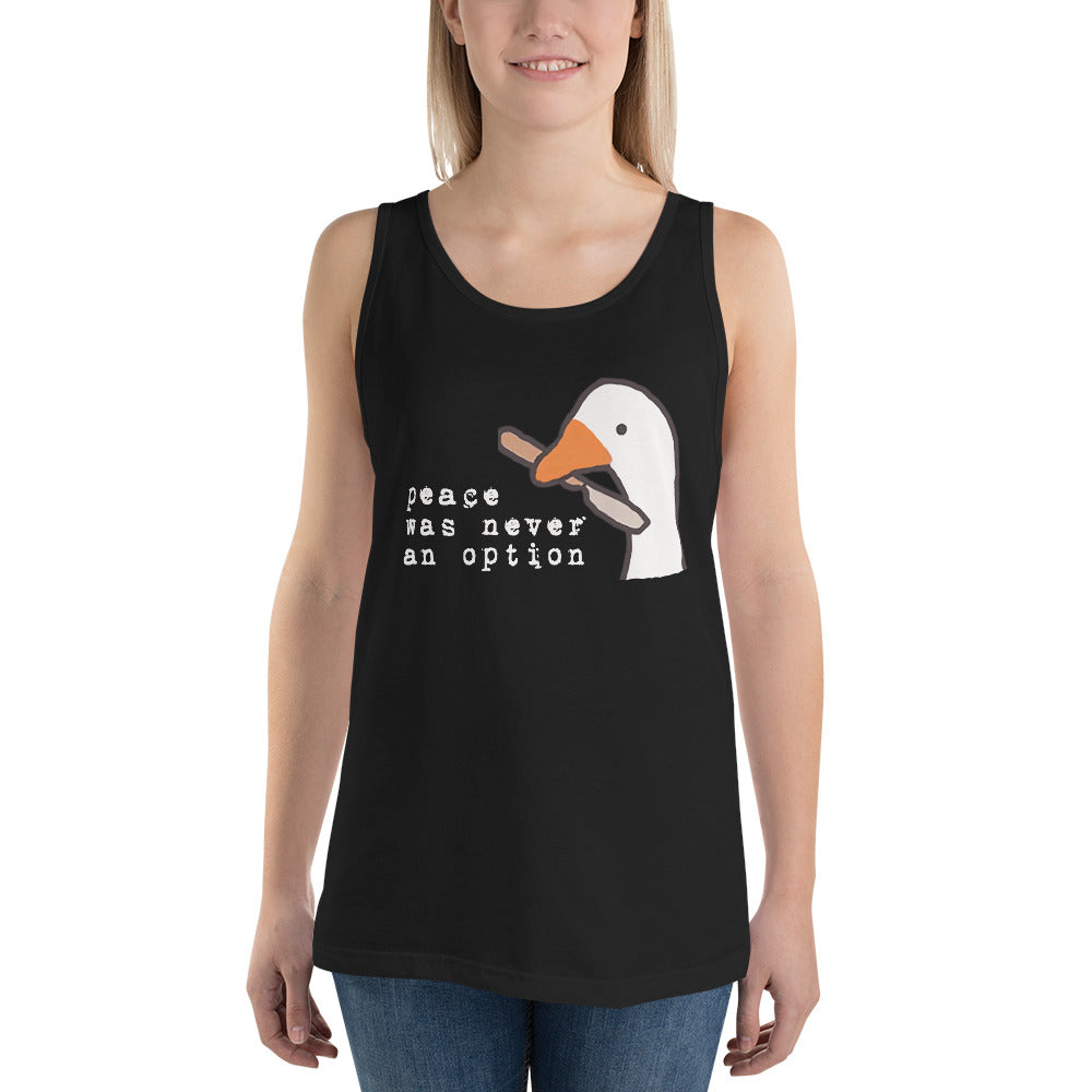 Untitled Goose Funny Slogan Video Game Fans Unisex Tank Top