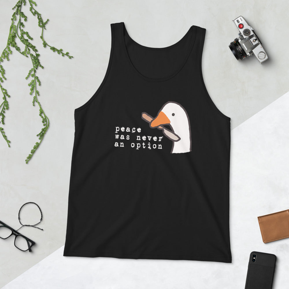 Untitled Goose Funny Slogan Video Game Fans Unisex Tank Top