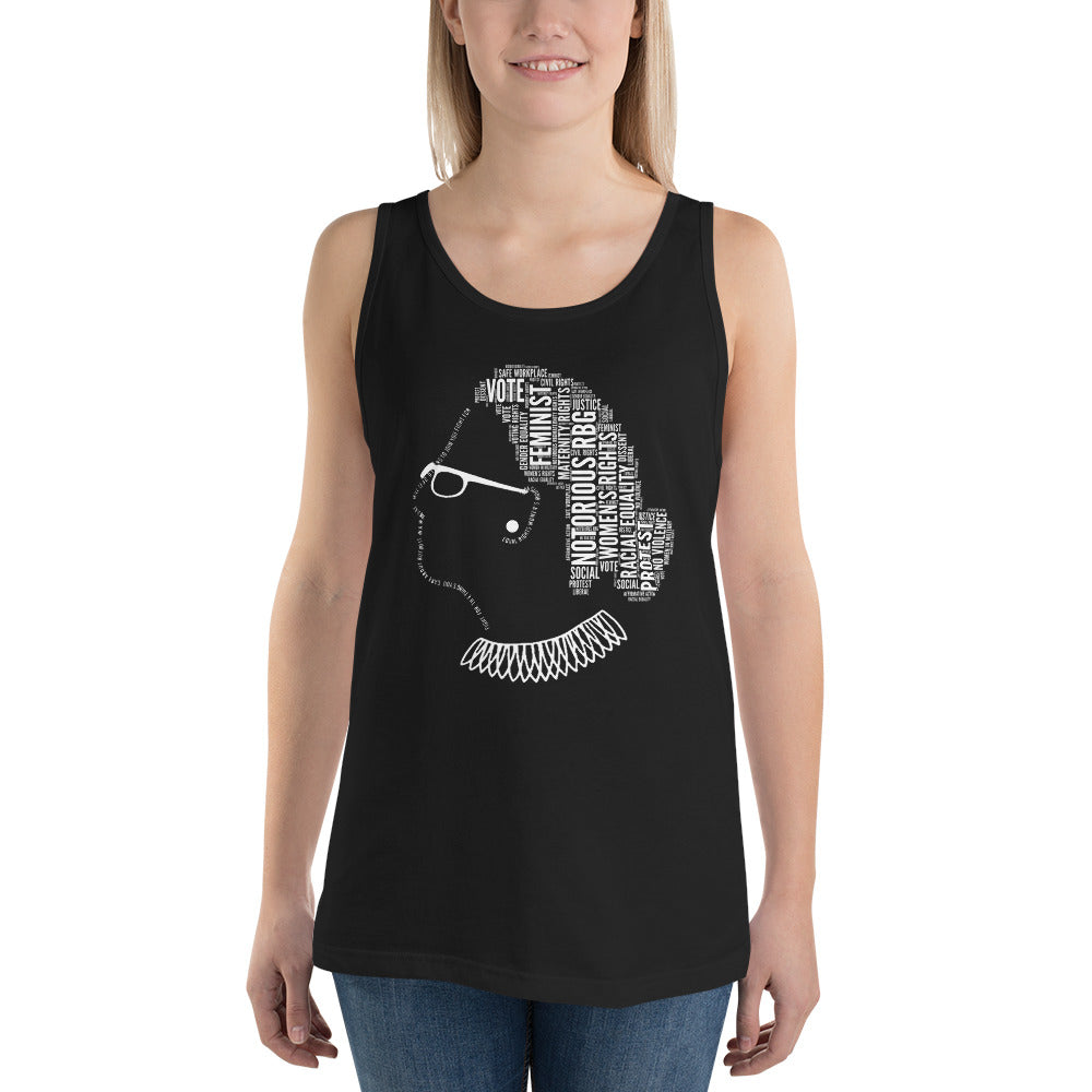 Artistic Ruth Bader Ginsburg Quote Unisex Tank Top Notorious RBG