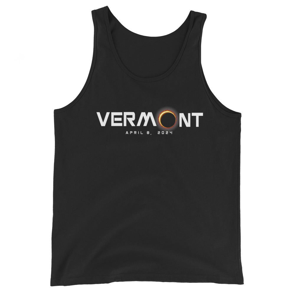 Vermont 2024 Eclipse Souvenir April 8 Unisex Tank Top
