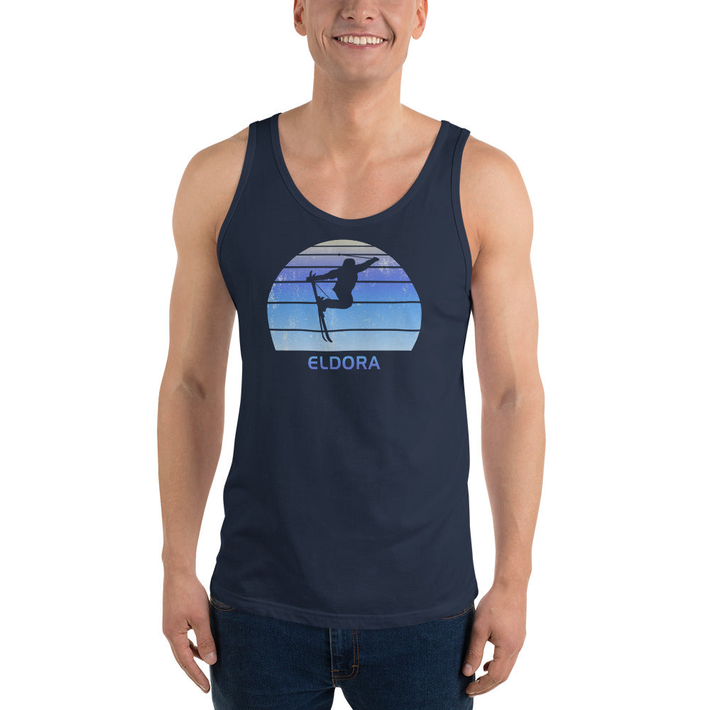 Retro Eldora Colorado Skiing Fan Unisex Tank Top