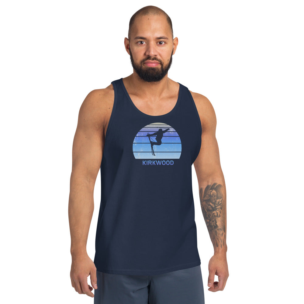 Retro Kirkwood California Skiing Fan Unisex Tank Top