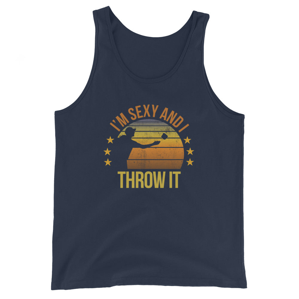 Funny Cornhole Fan Player Team Quote Joke Sarcastic Phrase Unisex Tank Top