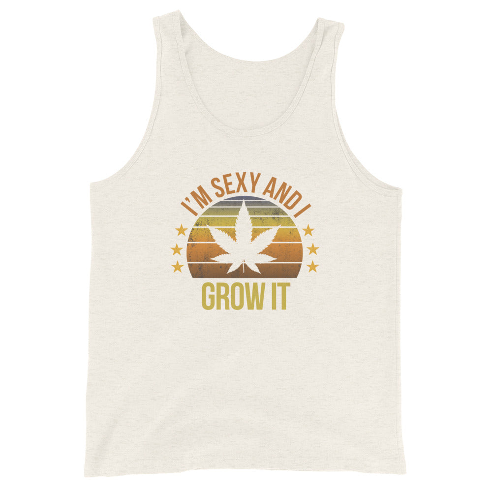 Funny Marijuana Cannabis Weed Fan 420 Quote Joke Sarcastic Unisex Tank Top