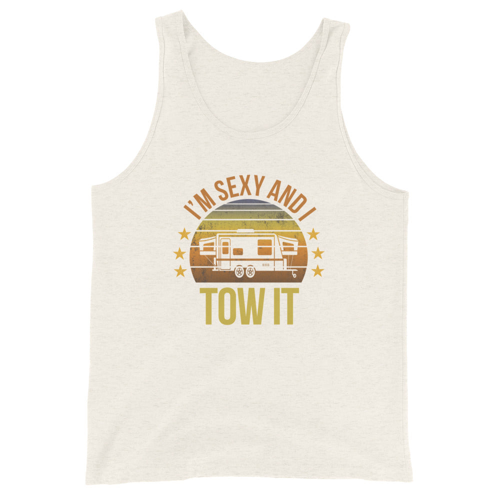 Funny Camper Camping Fan Quote Joke Sarcastic Phrase Unisex Tank Top
