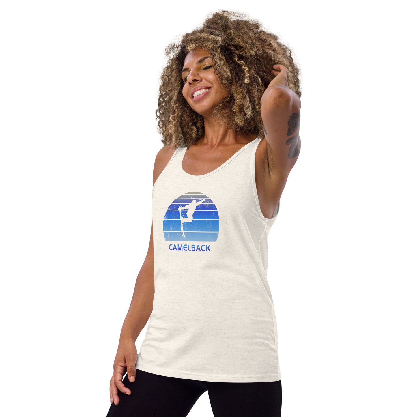 Funny Vintage Ski Camelback Arizona Unisex Tank Top