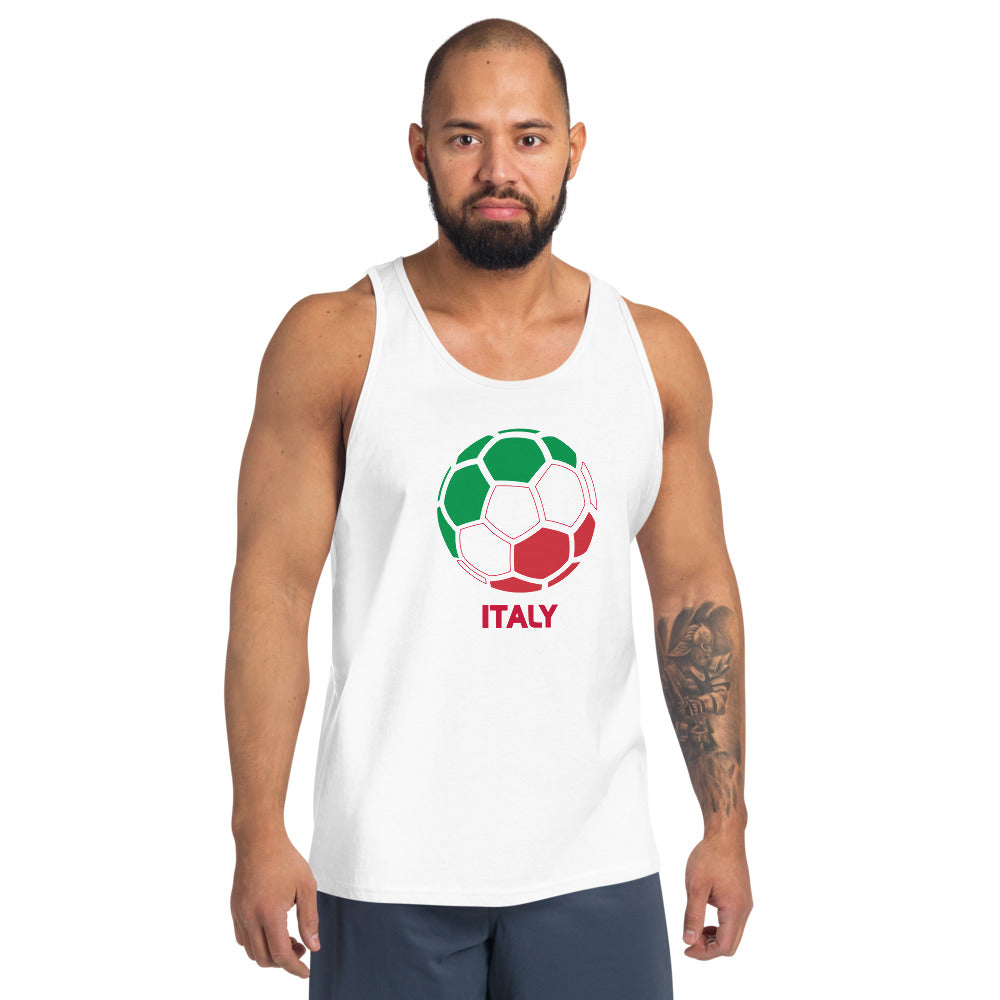 Italy National Soccer Team Football Pride Country Flag Unisex Tank Top