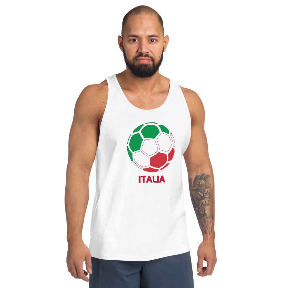 Italia National Soccer Team Football Pride Country Flag Unisex Tank Top