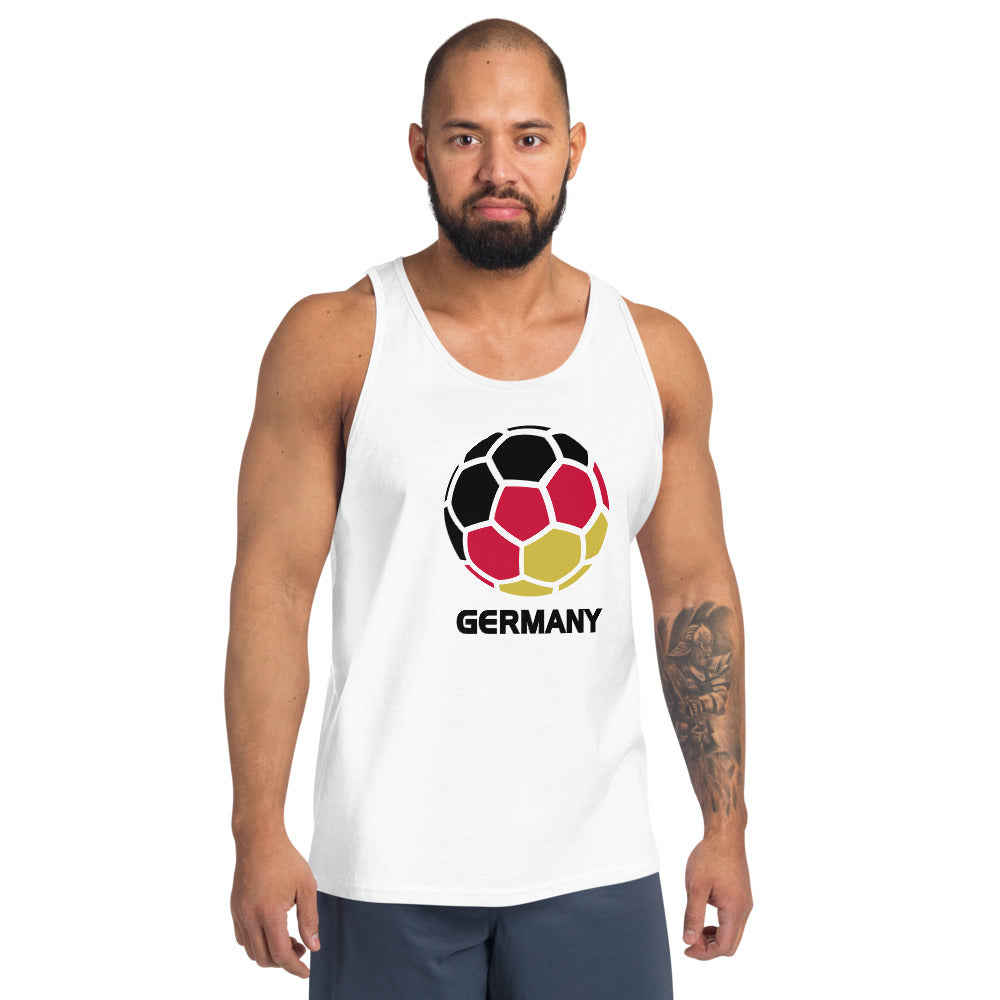 Germany National Soccer Team Football Pride Country Flag Unisex Tank Top