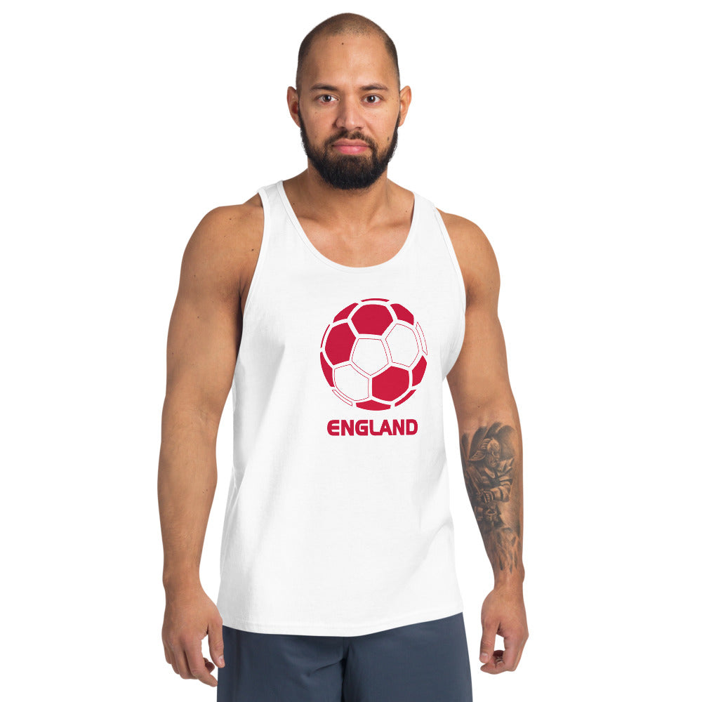 England National Soccer Team Football Pride Country Flag Unisex Tank Top