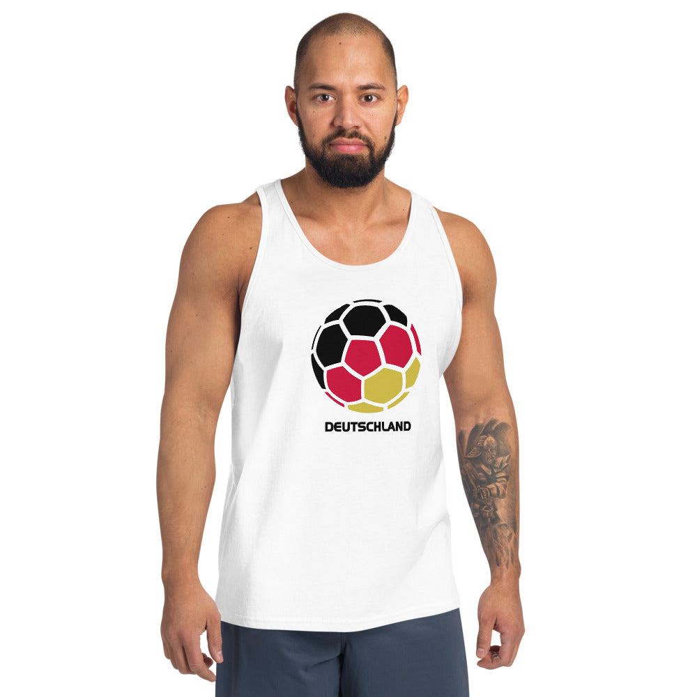Deutschland National Soccer Team Football Pride Country Flag Unisex Tank Top